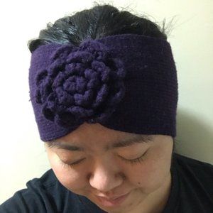 Flower Head and ear warmer